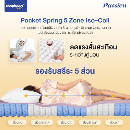 ที่นอน 6 ฟุต SLEEPHAPPY PASSION_4